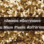 กลิตเตอร์ หรือกากเพชร ส่วนผสม Micro Plastic ตัวทำลายระบบนิเวศ