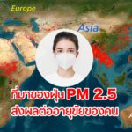 ที่มาของฝุ่น PM 2.5 ส่งผลต่ออายุขัยของคน