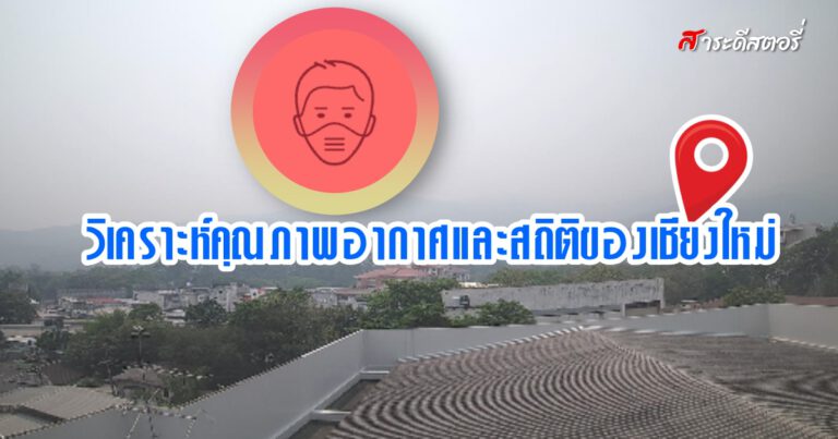 วิเคราะห์คุณภาพอากาศและสถิติของเชียงใหม่