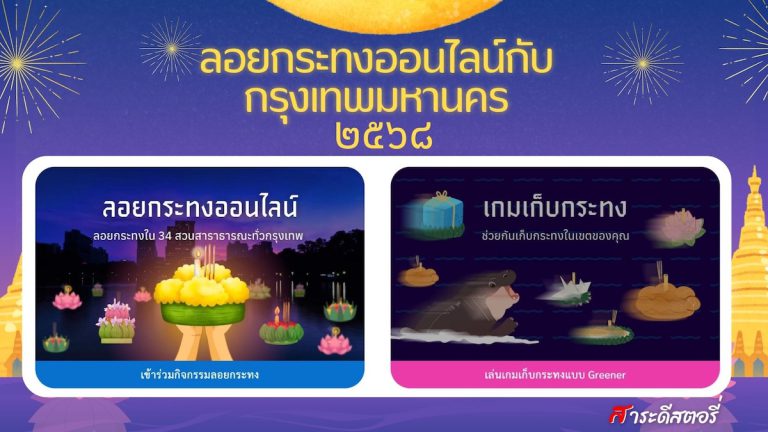 ลอยกระทงออนไลน์กับกทม.