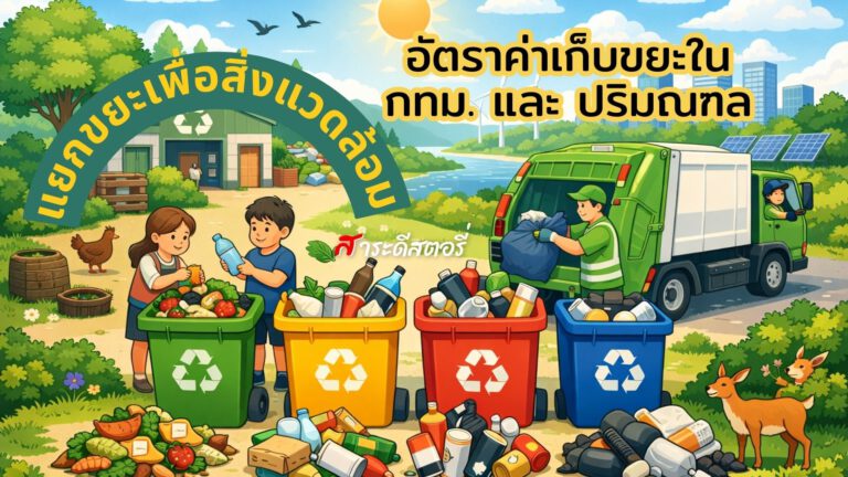 สรุปการจัดเก็บขยะใน กทม. และปริมณฑล